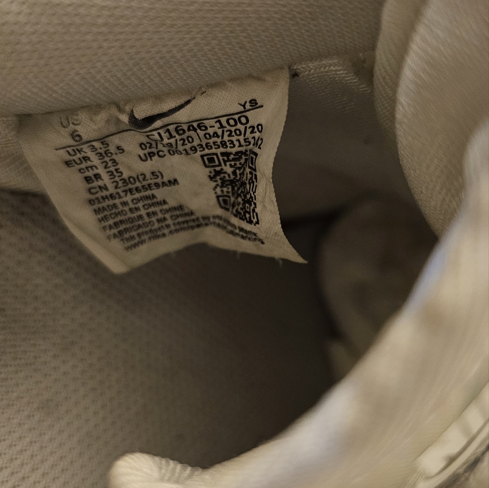 Nike Air Force 1 Low 07' Iridescent Swoosh White Men's Size 6 Sneakers - Picture 14 of 14